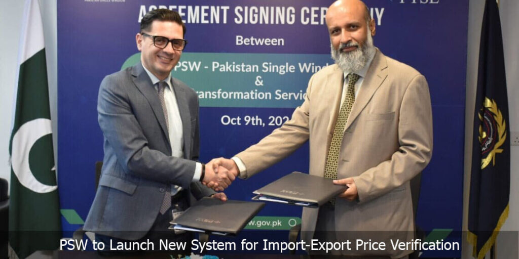 PSW to Launch New System for Import-Export Price Verification PSW to Launch New System for Import-Export Price Verification