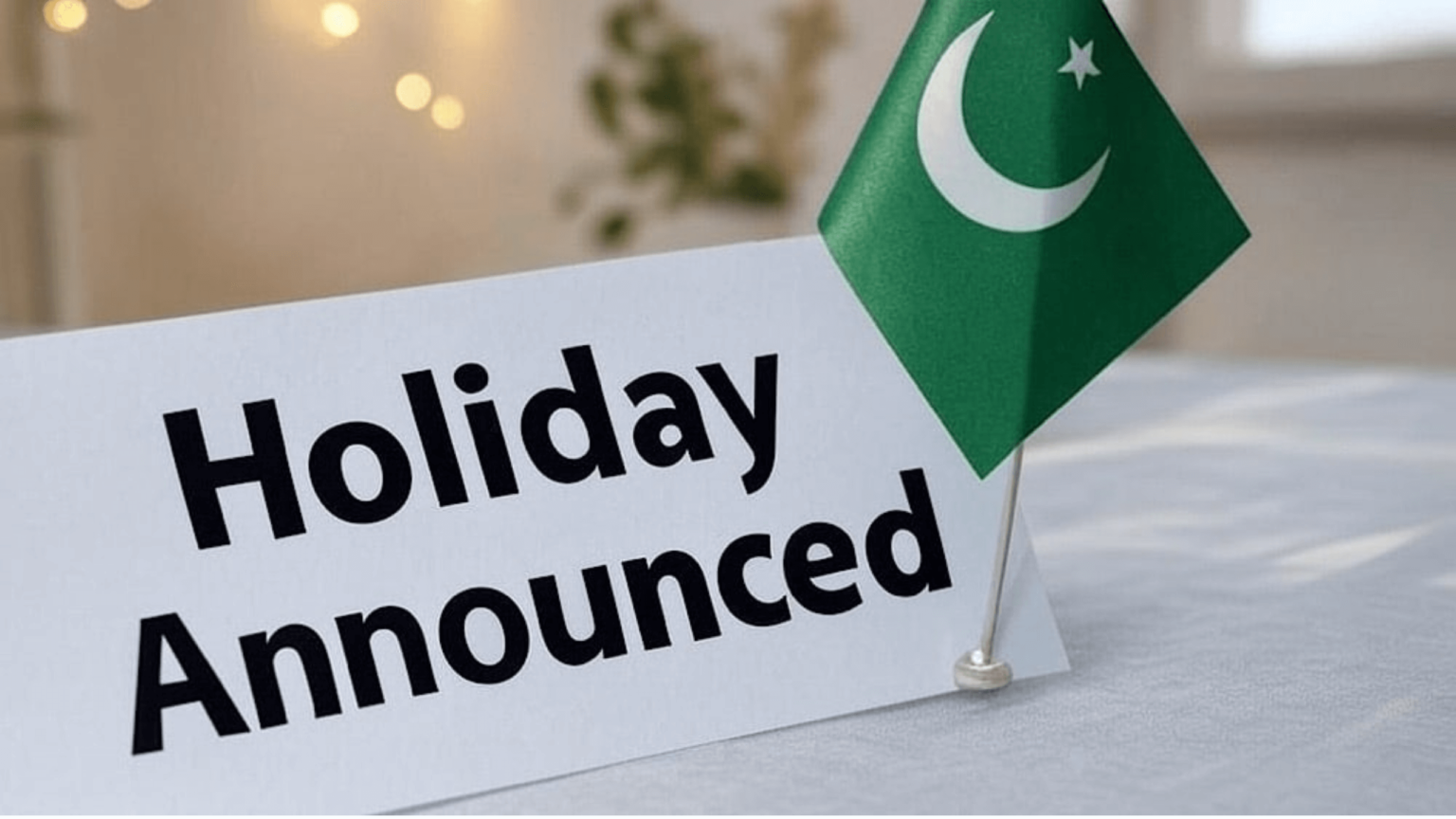 Govt Announces Eid-ul-Fitr 2025 Holidays: Official Dates Confirmed holidays
