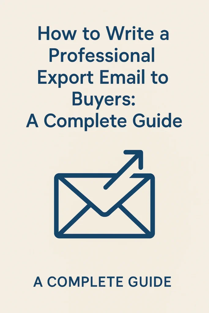 How to Write a Professional Export Email to Buyers