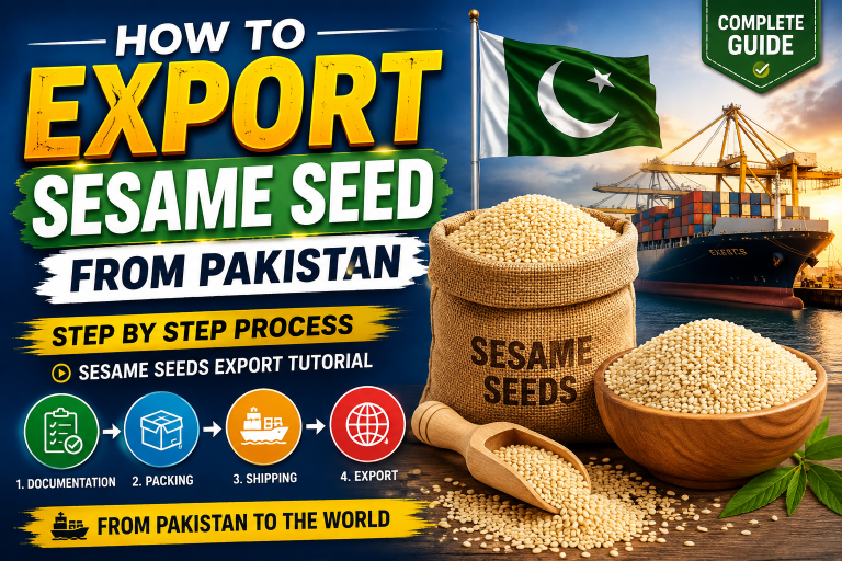 How to Export Sesame Seeds from Pakistan: A Complete Step-by-Step Guide